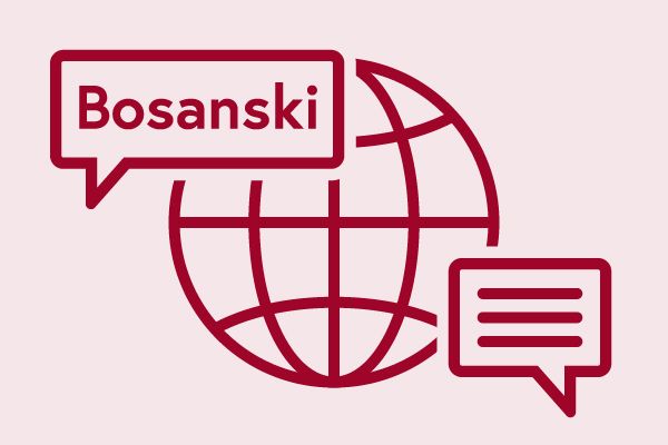 Piktogramm Informationen in Bosnisch