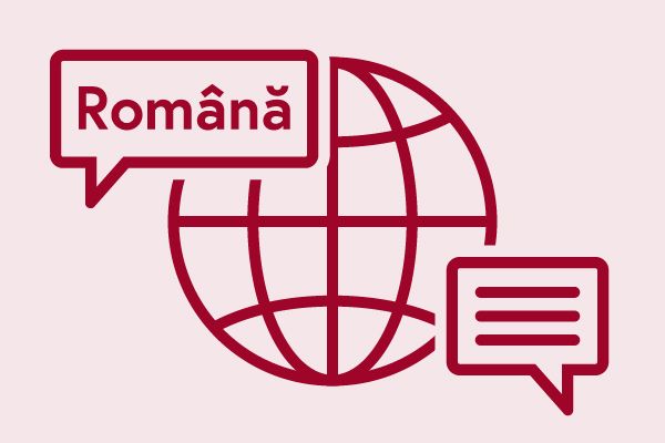 Piktogramm Informationen in Rumaenisch